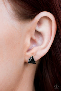 Prismatic Shine Black Earring