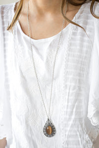 Total Tranquility Brown Necklace