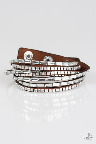 This Time With Attitude Brown Bracelet