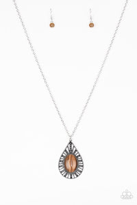 Total Tranquility Brown Necklace