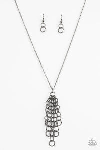 Industrial Intensity Black Necklace