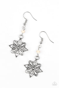 Cactus Blossom White Earring