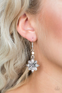 Cactus Blossom White Earring