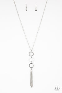 Diva In Diamonds Silver Necklace