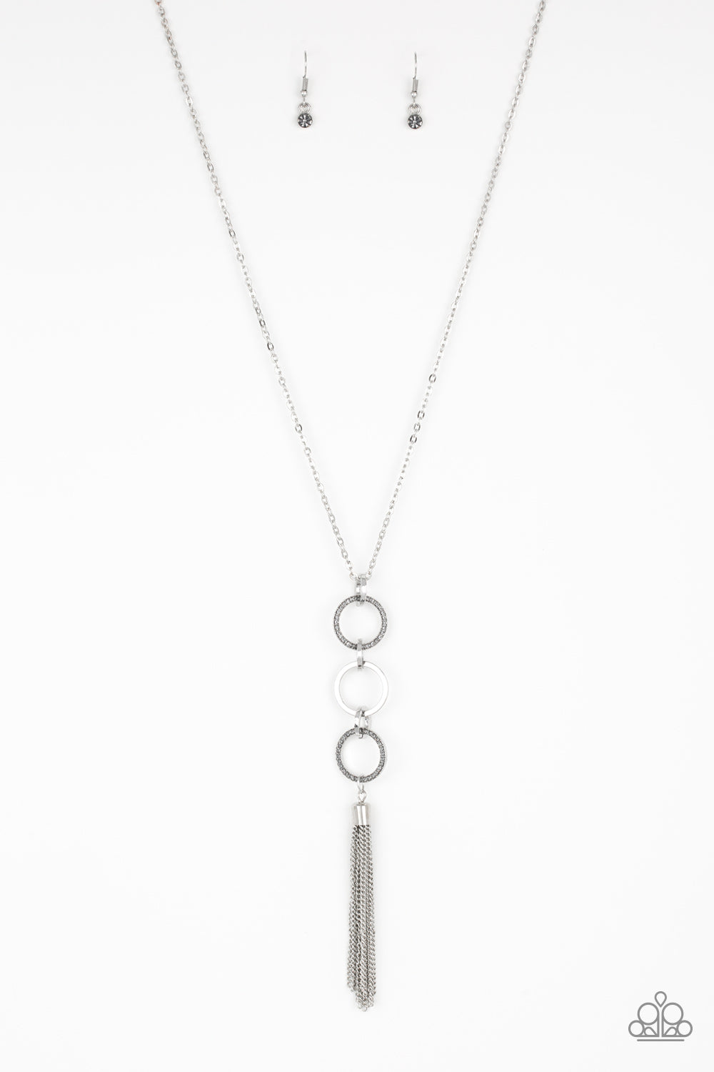 Diva In Diamonds Silver Necklace