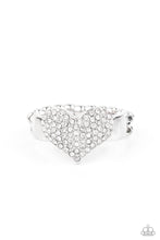 Load image into Gallery viewer, Heart of BLING White Ring