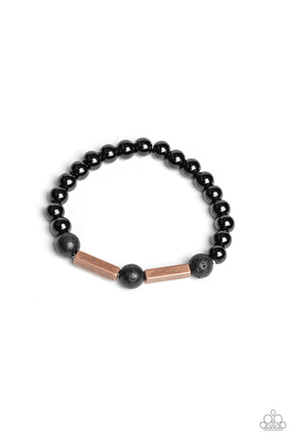 Metro Meditation Copper Bracelet