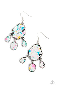Organic Optimism White Earring