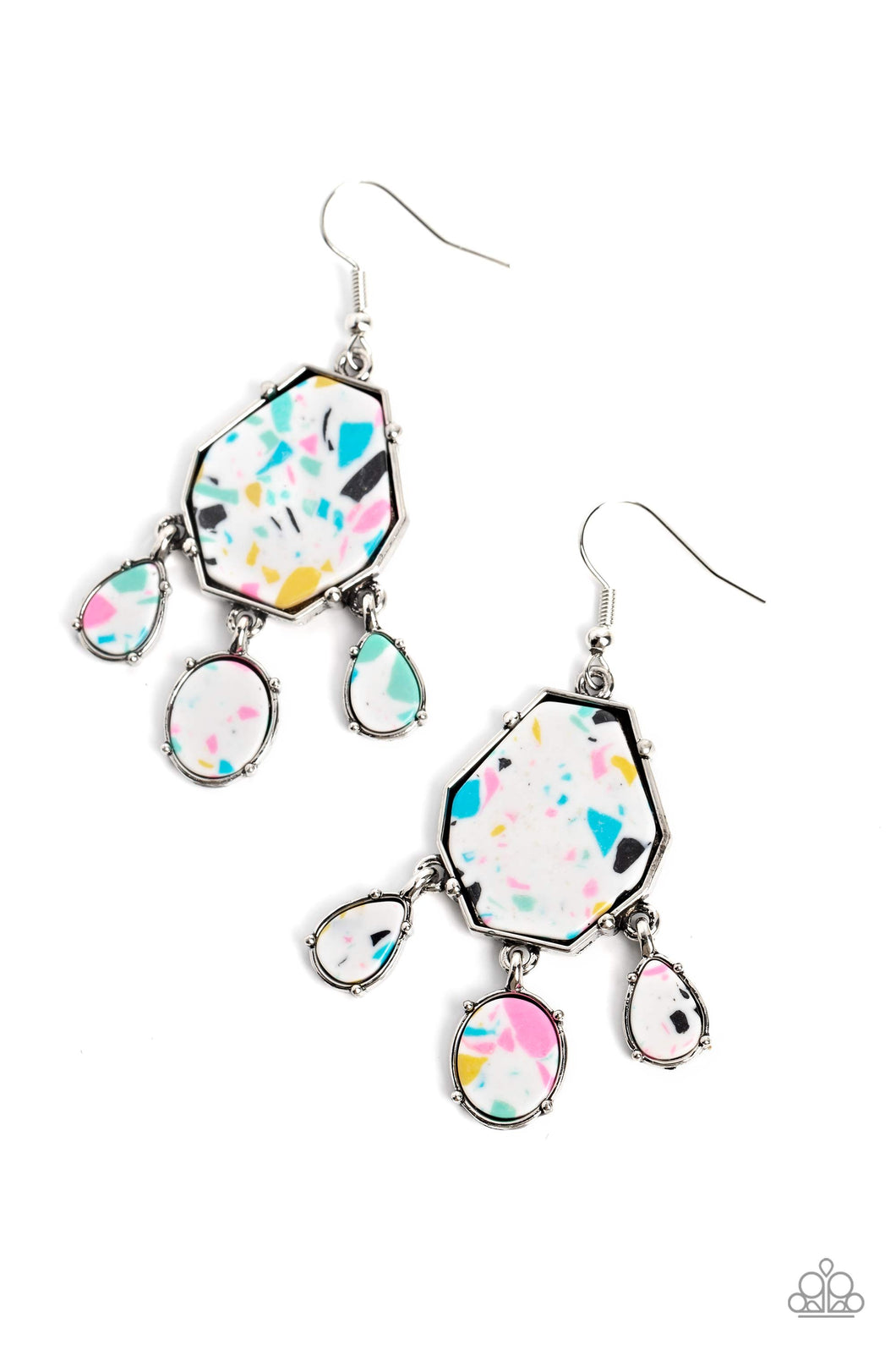 Organic Optimism White Earring