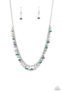 Sailing The Seven Seas Blue Necklace