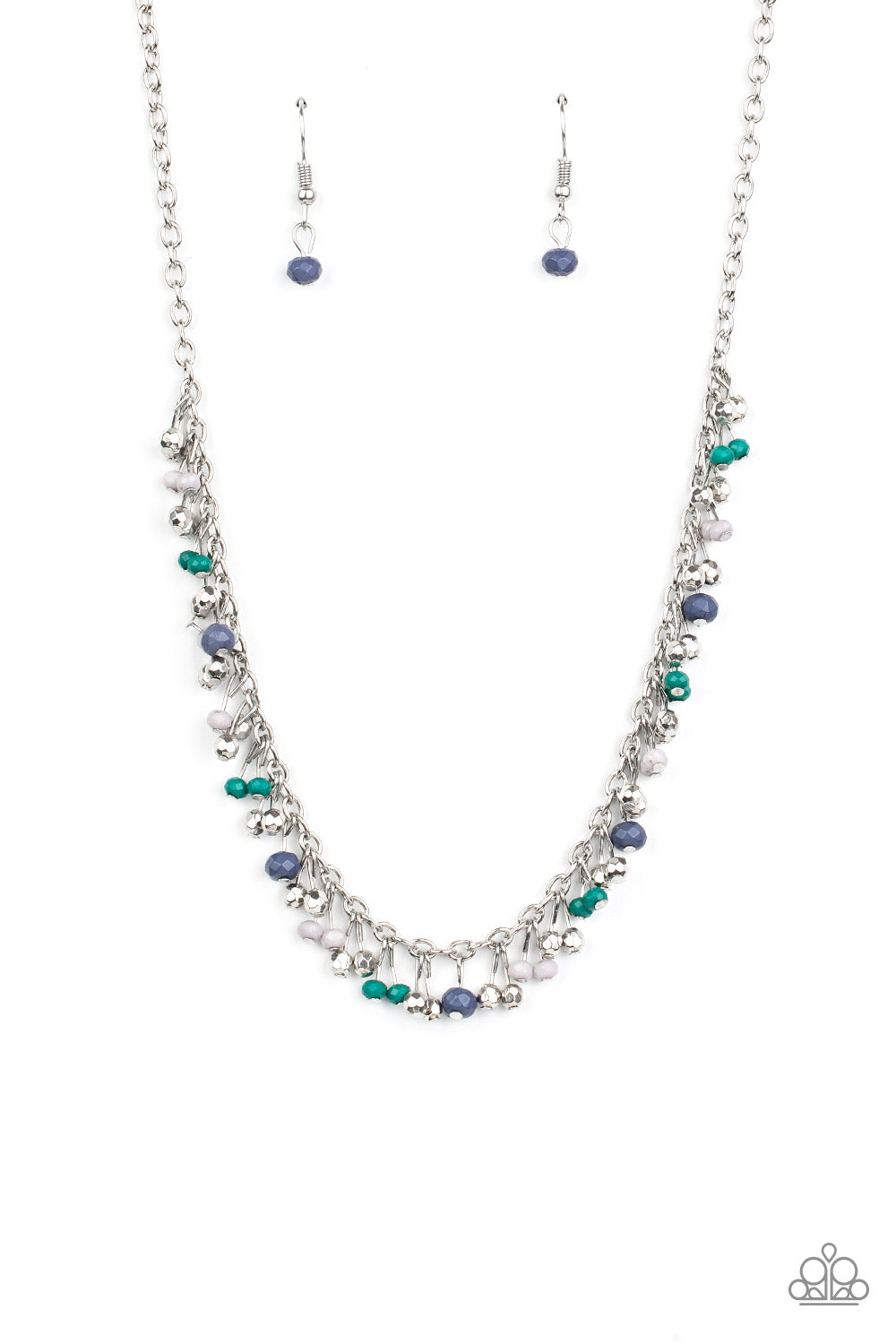 Sailing The Seven Seas Blue Necklace