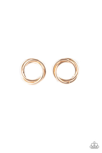 Simple Radiance Gold Earring