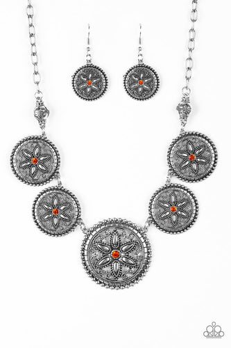 Written In The STAR LILIES Orange Necklace