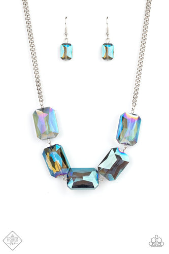 Heard It On The HEIR-Waves Blue Necklace