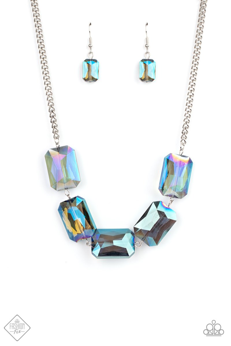 Heard It On The HEIR-Waves Blue Necklace