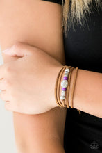 Load image into Gallery viewer, Clear A Path Purple Bracelet