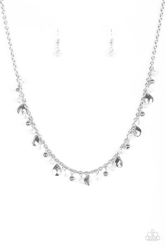 Spring Sophistication White Necklace