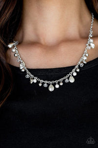 Spring Sophistication White Necklace