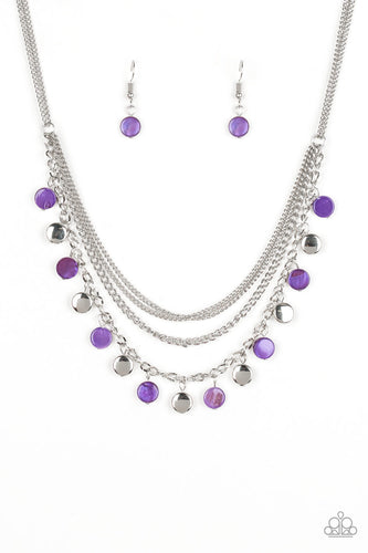 Beach Flavor Purple Necklace