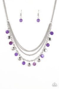 Beach Flavor Purple Necklace
