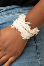 Load image into Gallery viewer, Homespun Hardware White Bracelet