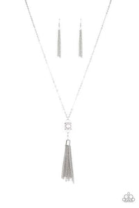 Diva Dance Party Silver Necklace
