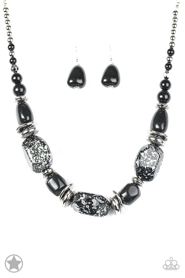 In Good Glazes Black Necklace