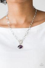 Load image into Gallery viewer, She Sparkles On Purple Necklace