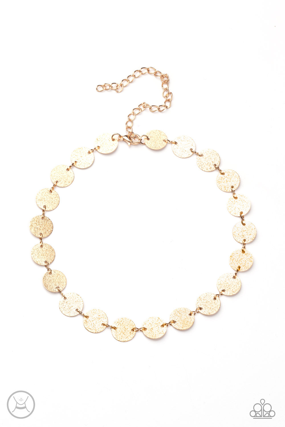 Reflection Detection Gold Necklace