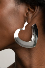 Load image into Gallery viewer, Heart-Racing Radiance Silver Earring