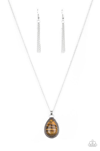 On The Home FRONTIER Brown Necklace