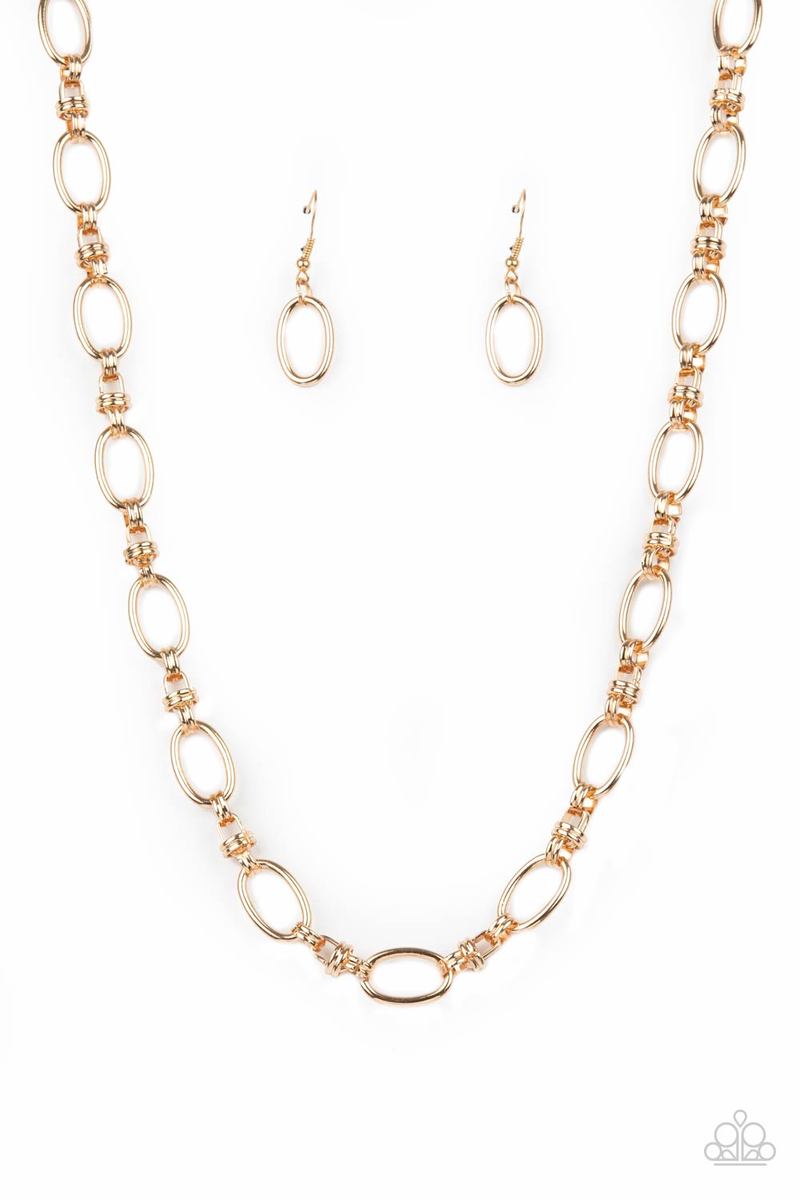 Defined Drama Gold Necklace
