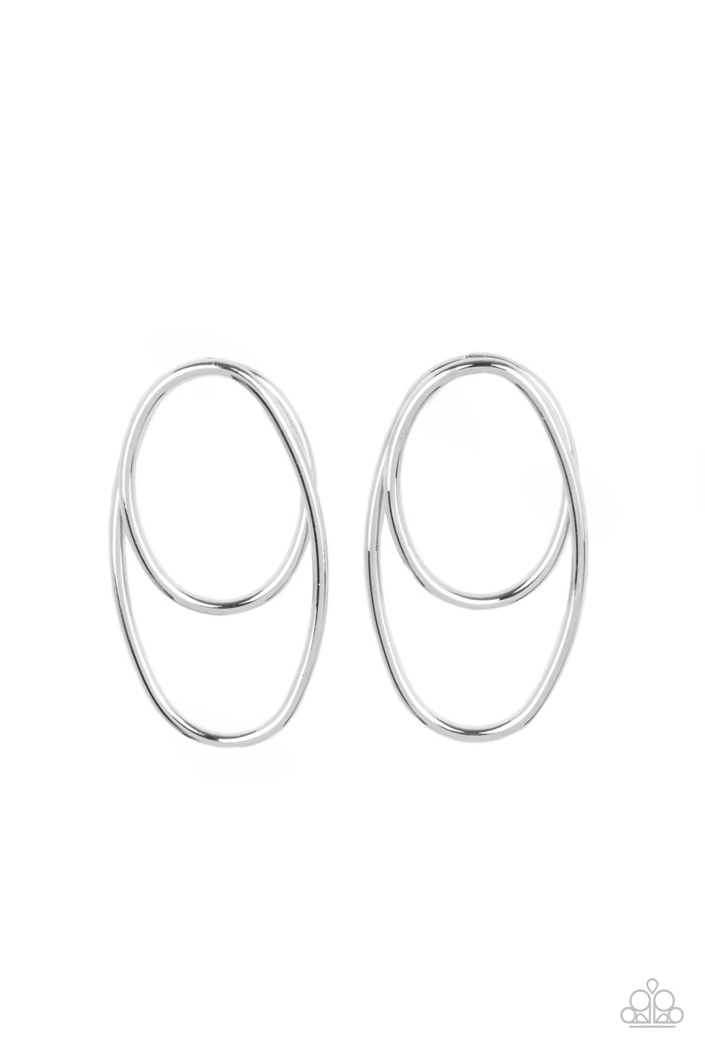 So OVAL-Dramatic Silver Earring