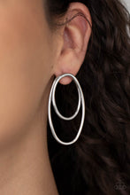 Load image into Gallery viewer, So OVAL-Dramatic Silver Earring