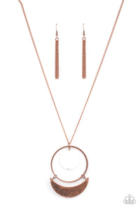Moonlight Sailing Copper Necklace