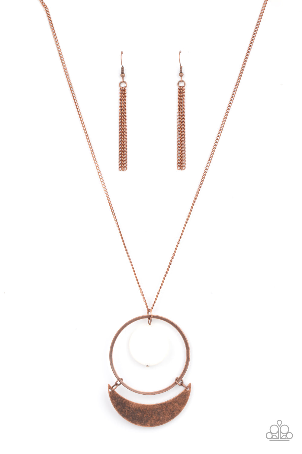 Moonlight Sailing Copper Necklace