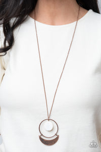 Moonlight Sailing Copper Necklace