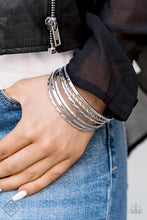 Load image into Gallery viewer, Rumble In The Concrete Jungle Silver Bracelet