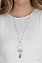 Load image into Gallery viewer, Monumental Obelisk Silver Necklace