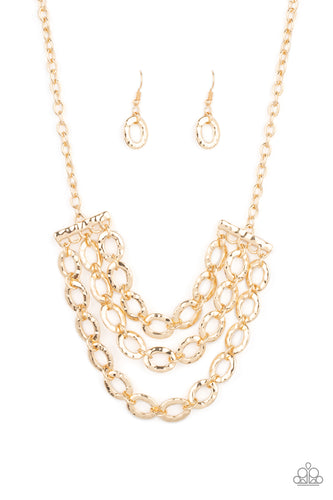Repeat After Me Gold Necklace