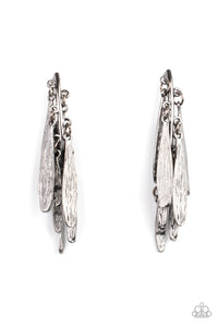 Pursuing The Plumes Black Earring