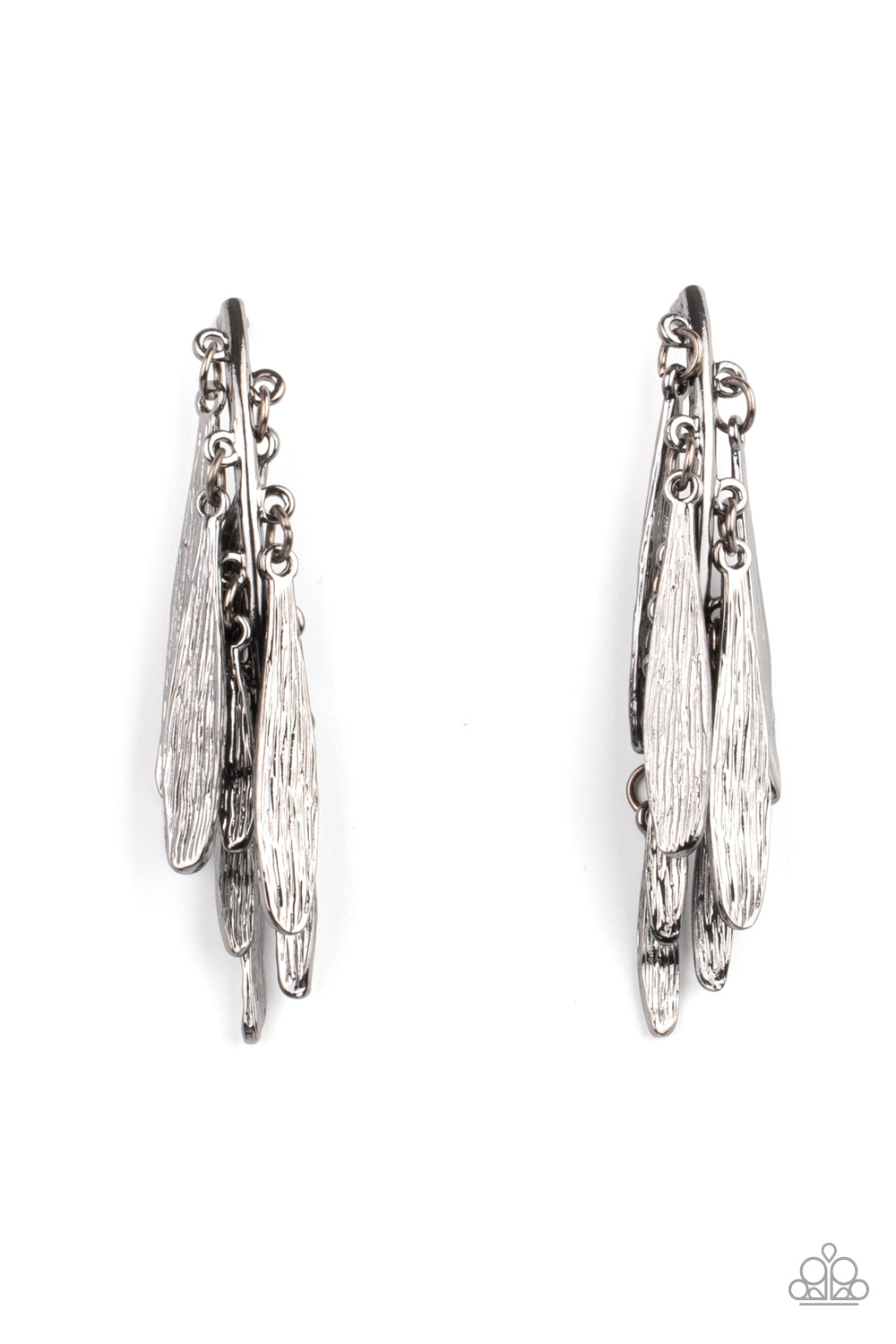 Pursuing The Plumes Black Earring