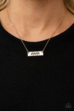 Load image into Gallery viewer, Blessed Mama Gold Necklace