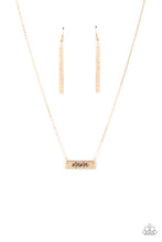 Load image into Gallery viewer, Blessed Mama Gold Necklace