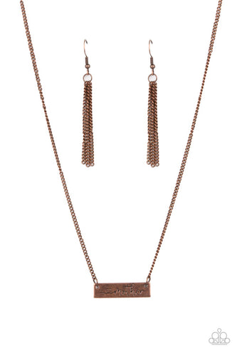 Joy Of Motherhood Copper Necklace