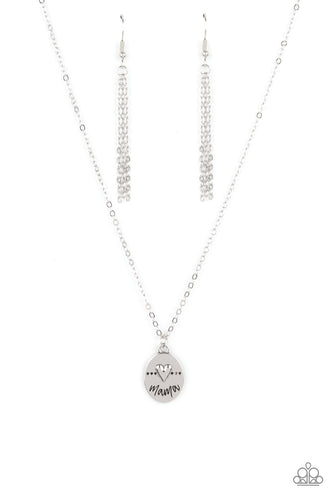 They Call Me Mama Silver Necklace