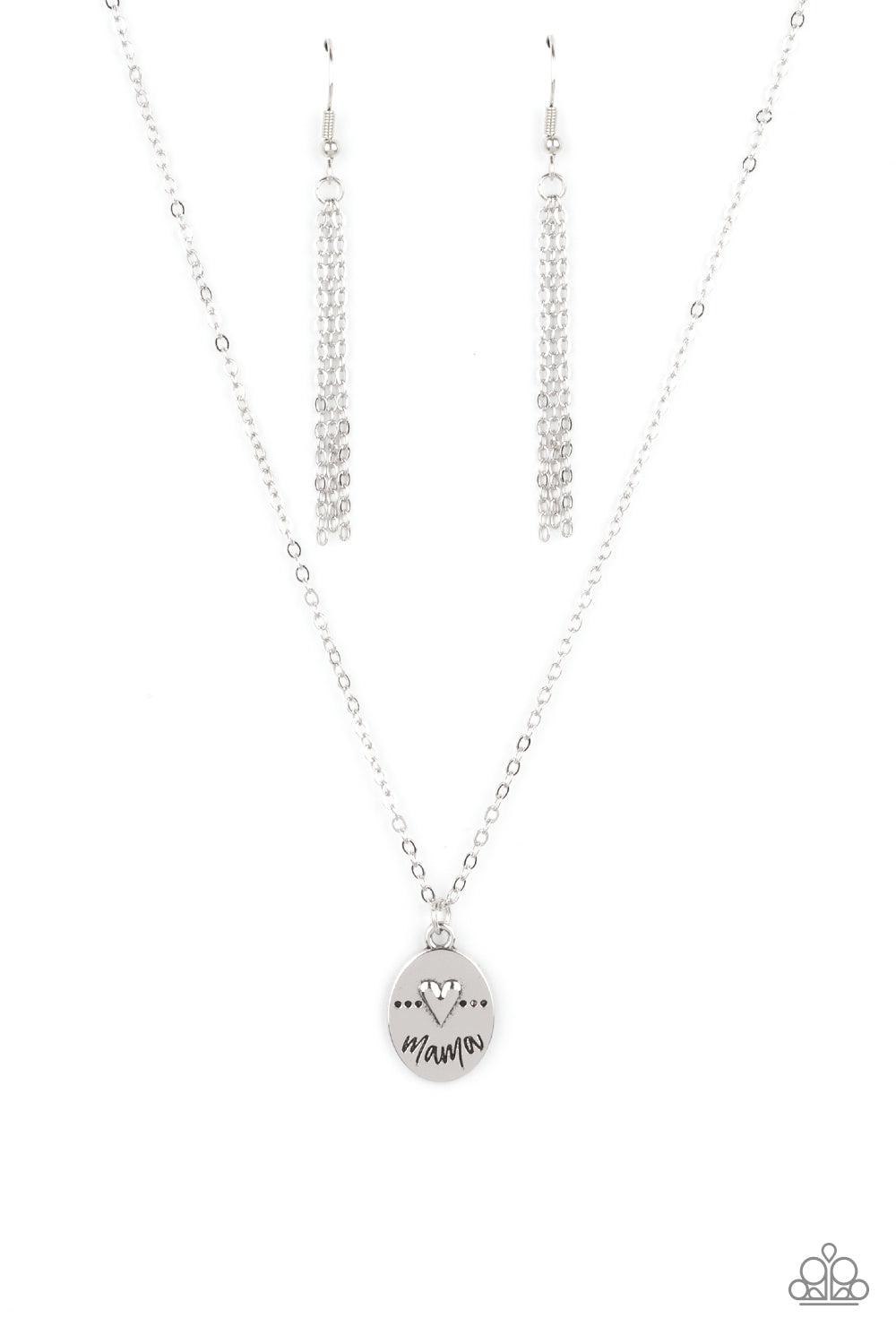 They Call Me Mama Silver Necklace