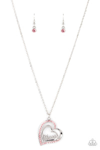 A Mothers Heart Pink Necklace