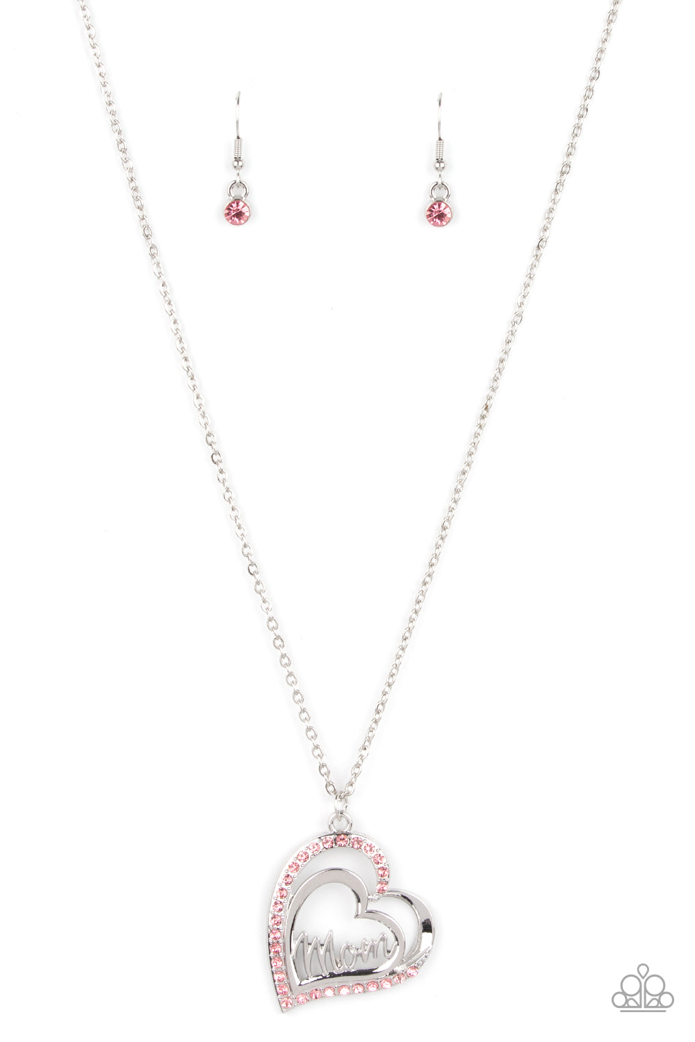 A Mothers Heart Pink Necklace