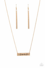 Load image into Gallery viewer, Living The Mom Life Gold Necklace